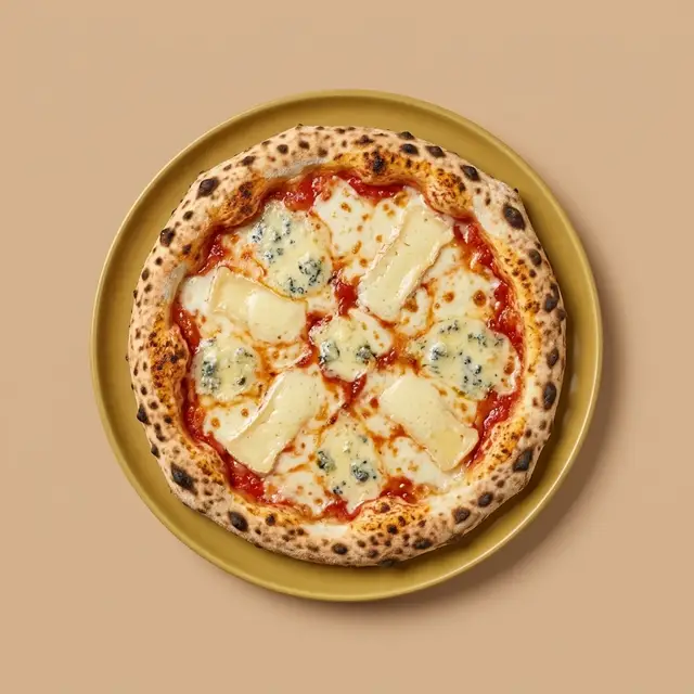 Visualisation de la pizza 4 Formaggi