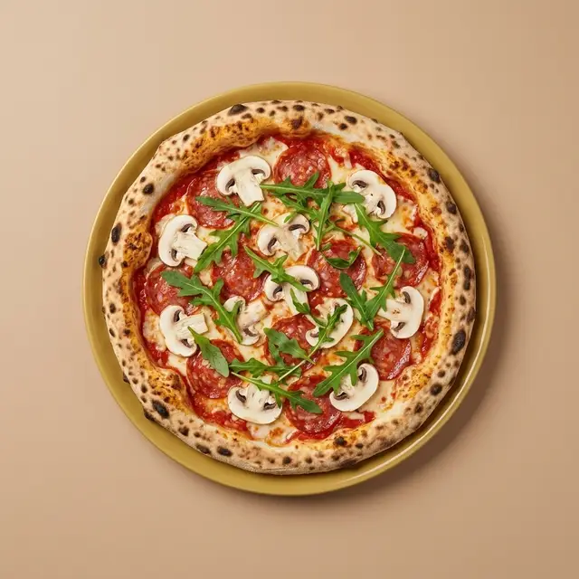 Visualisation de la pizza Calabrese