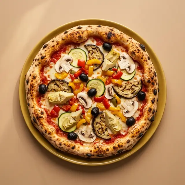 Visualisation de la pizza Vegetariana