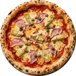 Visualisation de la pizza Capricciosa