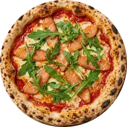 Visualisation de la pizza Salmone
